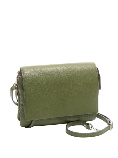 THREE Geanta de umar, din piele foc adânc - Genți femei