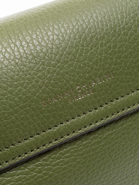 THREE Geanta de umar, din piele foc adânc - Genți femei