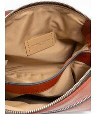 GIANNI CHIARINI THREE Geanta de umar, din piele roșu cărămiziu - Genți femei - 5