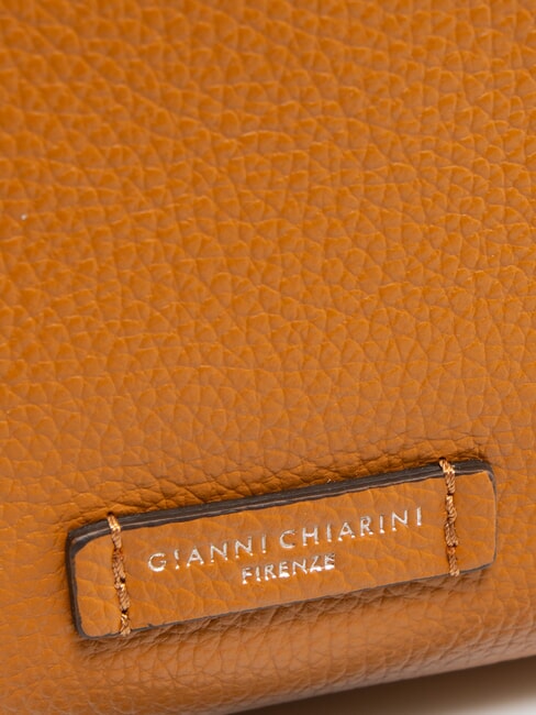 NORA POUCH Geanta din piele cu bareta de umar fulgi - Genți femei