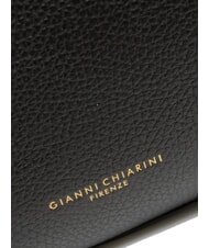 GIANNI CHIARINI HELENA ROUND Geantă mică de umăr din piele negru - Genți femei - 4