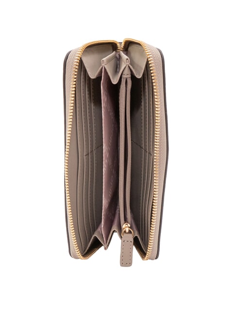 CALIWEN Portofel mare cu fermoar taupe de deșert - Portofele femei