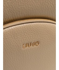 LIUJO MANHATTAN Rucsac rotund mediu cu buzunar taupe de deșert - Genți femei - 4