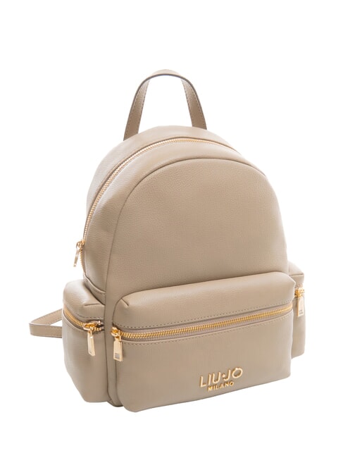 EVRIM Rucsac mediu cu buzunare taupe de deșert - Genți femei