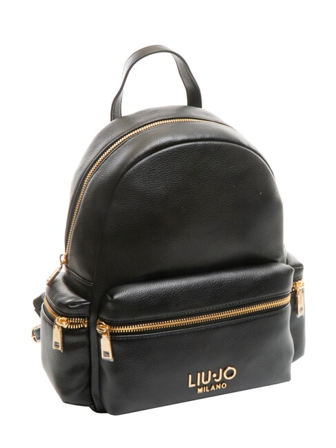 EVRIM Rucsac mediu cu buzunare BLACK - Genți femei