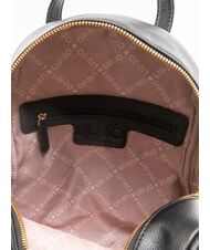 LIUJO EVRIM Rucsac mediu cu buzunare BLACK - Genți femei - 5