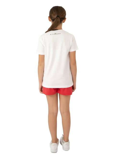 CICAM Complet cu tricou și pantaloni scurți Bermuda alb/roșu - Treninguri pentru copii