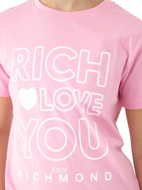 CICAM Complet cu tricou și pantaloni scurți Bermuda roz/negru - Treninguri pentru copii