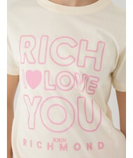 JOHN RICHMOND CICAM Complet cu tricou și pantaloni scurți Bermuda lapte/roz - Treninguri pentru copii - 2