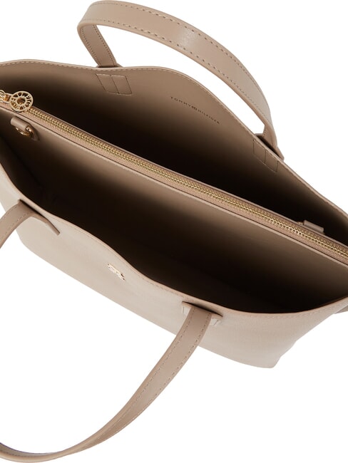 TH DISTINCT Geantă de mână, cu curea de umăr detașabilă taupe de coastă - Genți femei