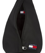 TOMMY HILFIGER TJM ESS DAILY Rucsac cu un singur umăr negru - Rucsacuri pentru școală și timp liber - 4