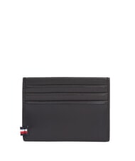 TOMMY HILFIGER TH FOUNDATION Suport card din piele - Portofele bărbați