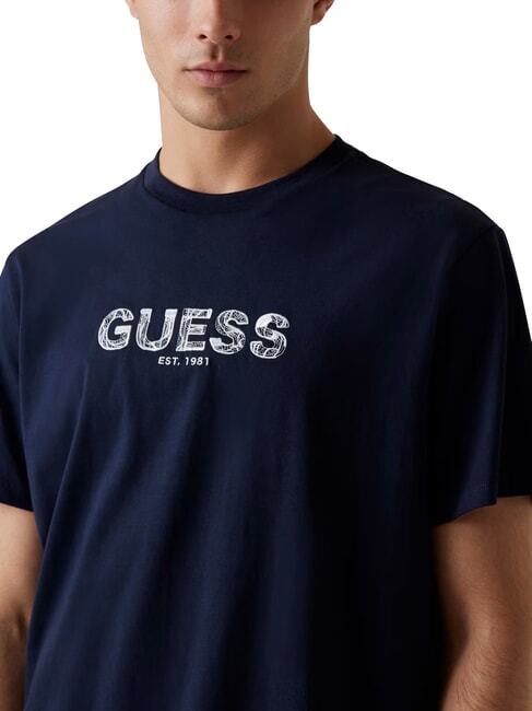 BSC EMBROIDERY LOGO Tricou din bumbac cu logo brodat smart blue multi - tricou