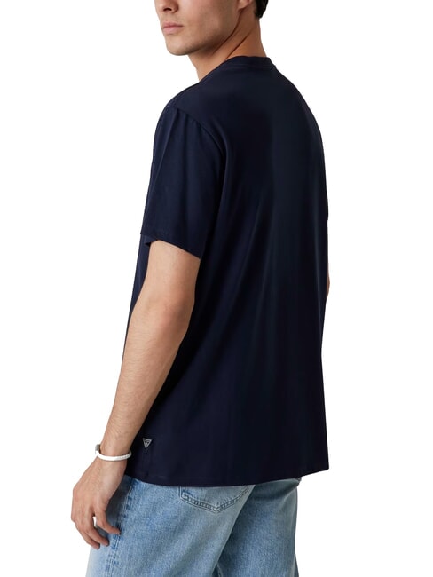 BSC EMBROIDERY LOGO Tricou din bumbac cu logo brodat smart blue multi - tricou