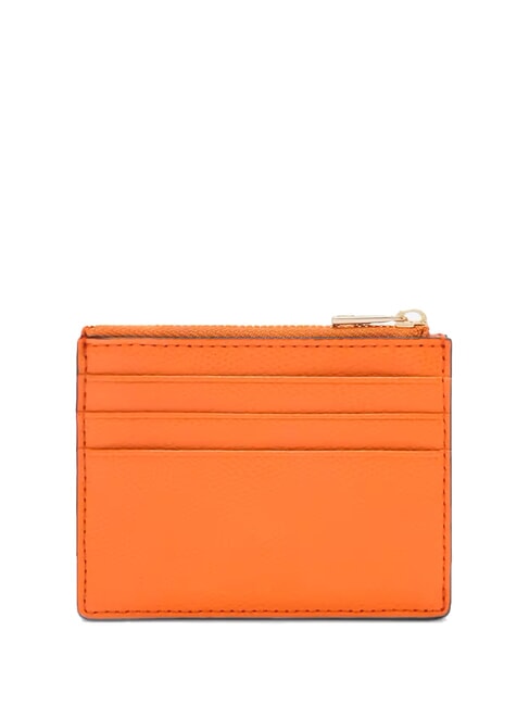 CAMELIA Suport card din piele / poseta pentru monede paprika - Portofele femei