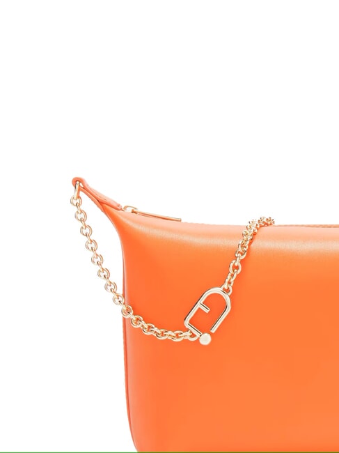 NUVOLA Mini geanta de umar din piele paprika - Genți femei