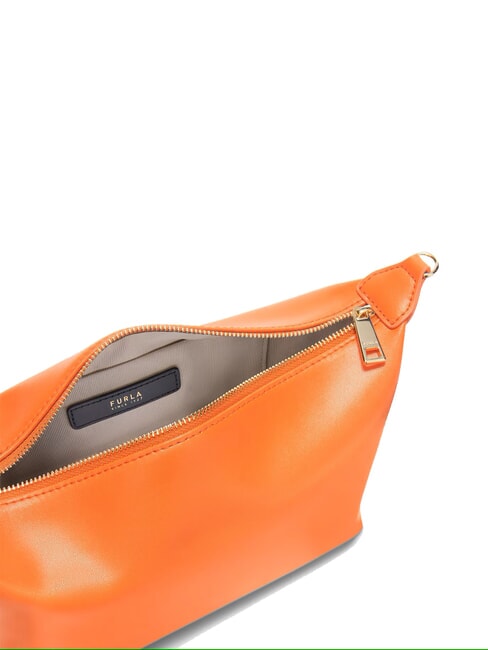 NUVOLA Mini geanta de umar din piele paprika - Genți femei