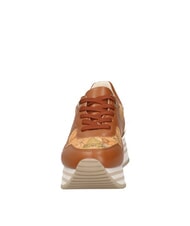 ALVIERO MARTINI PRIMA CLASSE GEO JR Adidași cu platformă cu logo lateral Piele / Geo Beige - Pantofi femei - 5