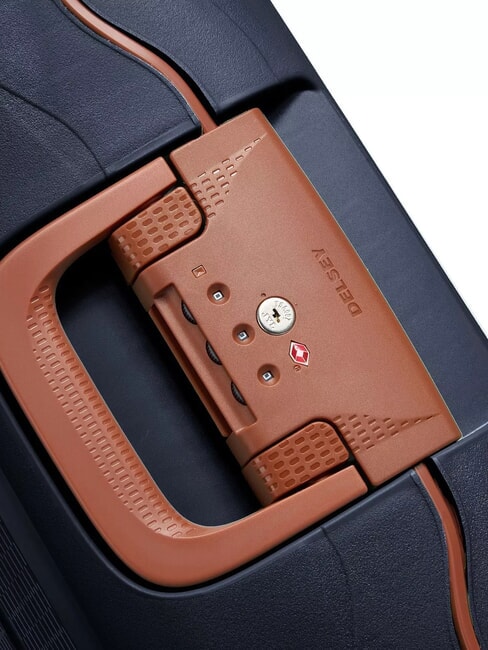 MONCEY MR Cărucior subțire pentru bagaje de mână albastru de cerneală - Bagaje de mână