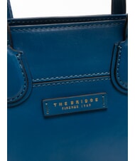 THE BRIDGE ELETTRA Geanta de mana din piele cu bareta de umar blugi scurti aur - Genți femei - 3