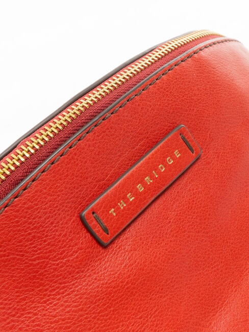 MARGHERITA  Borsetă din piele coacăze / aur - Genți femei