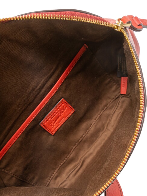 MARGHERITA  Borsetă din piele coacăze / aur - Genți femei