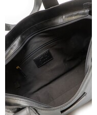 THE BRIDGE CARLOTTA Geanta de cumparaturi din piele Negru de aur - Genți femei - 5