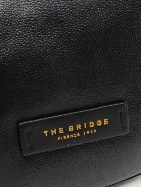 DOMITILLA  Geantă de umăr, piele Negru de aur - Genți femei