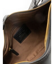 THE BRIDGE DOMITILLA  Geantă de umăr, piele Negru de aur - Genți femei - 4