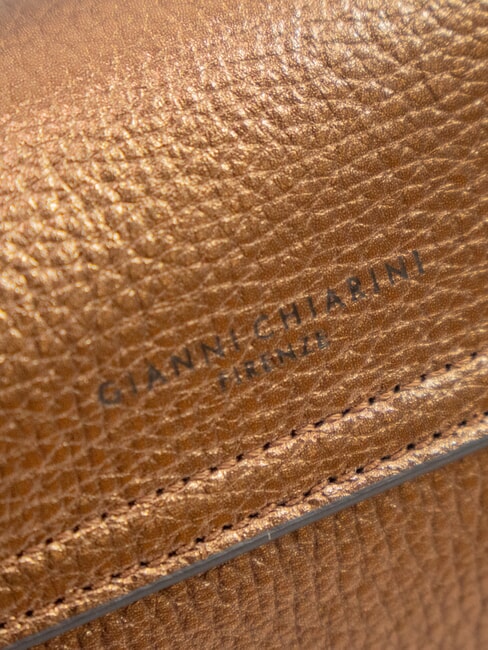 THREE Geantă de umăr, piele prăjit - Genți femei