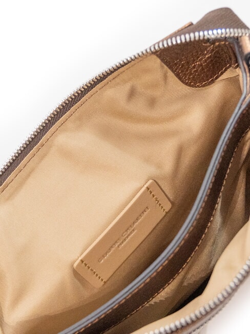 THREE Geantă de umăr, piele prăjit - Genți femei