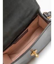 THE BRIDGE IRENE  Geantă de umăr mini, din piele Negru de aur - Genți femei - 5