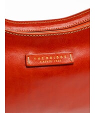 THE BRIDGE GIORGIA Geanta de umar din piele portocaliu ars abb. aur - Genți femei - 3
