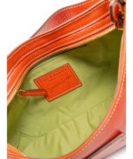 THE BRIDGE GIORGIA Geanta de umar din piele portocaliu ars abb. aur - Genți femei - 5