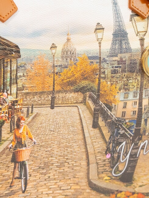 YESBAG Geanta de umar cu curea de umar Paris romantic - Genți femei