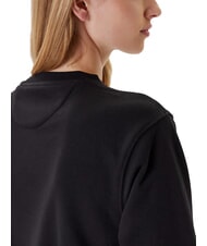 GUESS STUDDED LOVE Hanorac cu guler rotund și imprimeu cu ținte jetbla - Hanorace pentru femei - 4