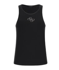 GUESS NEW SL ROUND GUENDALINA Top cu logo cu strasuri 4G jetbla - tricou - 4