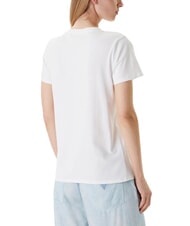 GUESS FLOWER BLING Tricou cu imprimeu și aplicație alb purpuriu - tricou - 2