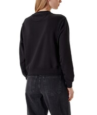 GUESS STUDDED LOVE Hanorac cu guler rotund și imprimeu cu ținte - Hanorace pentru femei