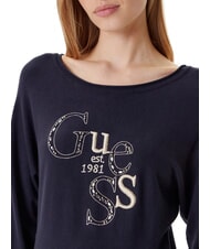 GUESS KASSIDY Pulover cu logo jetbla - Pulovere pentru femei - 4