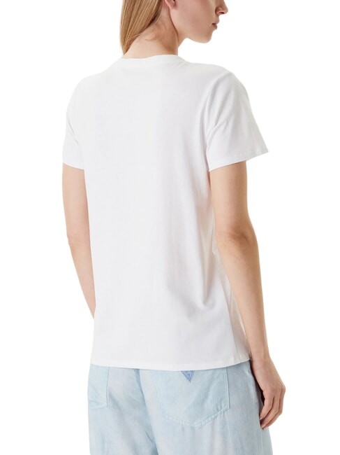 FLOWER BLING Tricou cu imprimeu și aplicație alb purpuriu - tricou