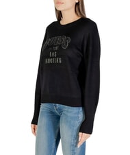GUESS LEIGHTON LOGO Pulover cu guler rotund jetbla - Pulovere pentru femei - 3