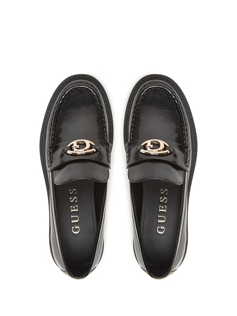 YANIKA Mocasini cu platformă BLACK - Pantofi femei