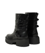 GUESS SALVO  Ghete la gleznă BLACK - Pantofi femei - 3