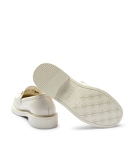 GUESS SHUTTLE  Mocasini din piele fildeș - Pantofi femei - 4