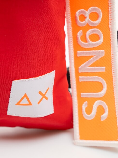 NYLON Geantă de nailon cu buzunar roșu aprins - Genți de umăr bărbați