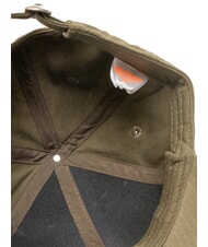 SUN68 LOGO Șapcă de baseball din bumbac armată întunecată - Căciuli - 4