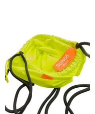 SUN68 NYLON Rucsac cu șnur galben fluorescent - Rucsacuri pentru școală și timp liber - 6