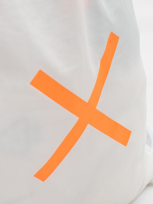 SHOE BAG Geantă de pantofi alb/portocaliu fluorescent - Accesorii de călătorie