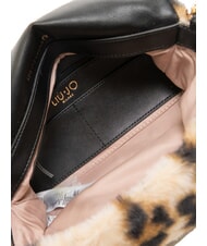 LIUJO LAPUFFY Geantă de umăr din pluș cu imprimeu animal macul natural. - Genți femei - 5